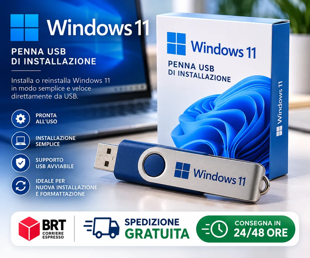 Windows 11 – Penna USB di Installazione