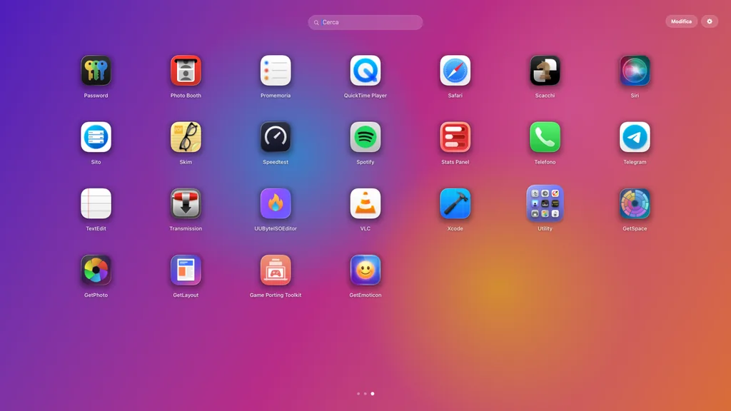 GetLauncher per Mac - Launcher a schermo intero