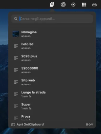 GetClipboard per Mac